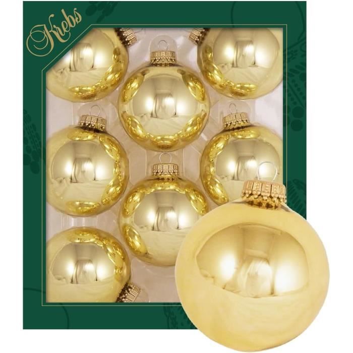 Krebs Glas Lauscha - Assortiment De Paon U2013 Boules En Verre U2013 Boules De