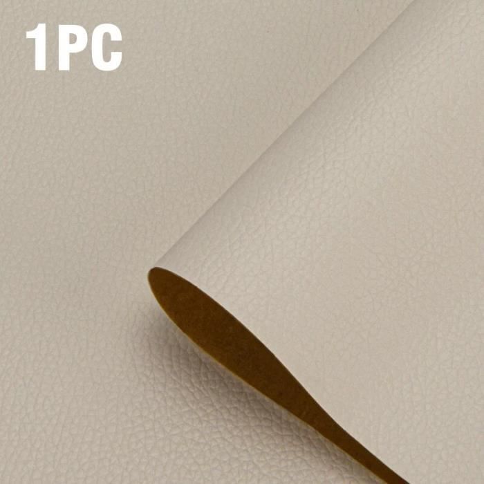 Patch de Réparation en Cuir,50x137cm Patch Cuir Auto-adhésif,Patch de Réparation pour Canapé Siège Voiture Meubles Vestes Sac,Blanc - Beaux-Arts et Loisirs créatifs