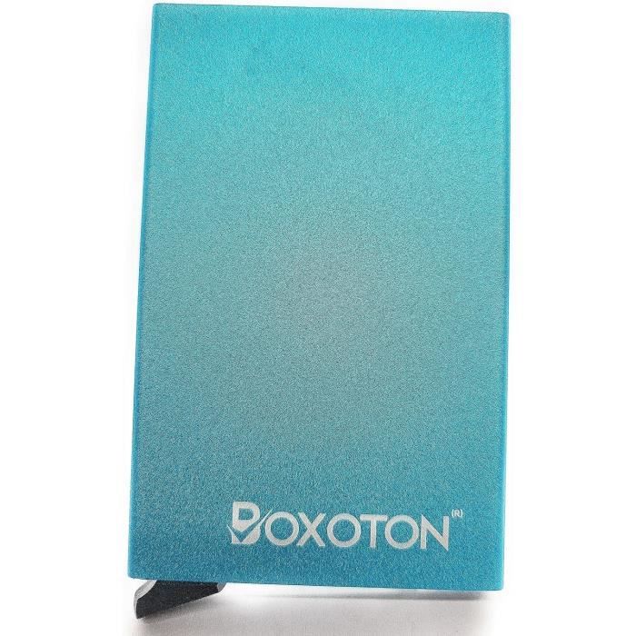 Portefeuille Minimaliste AKIELO ECHO - RFID Bloquant, 8 Cartes, Cuir, Avec Coffret Cadeau