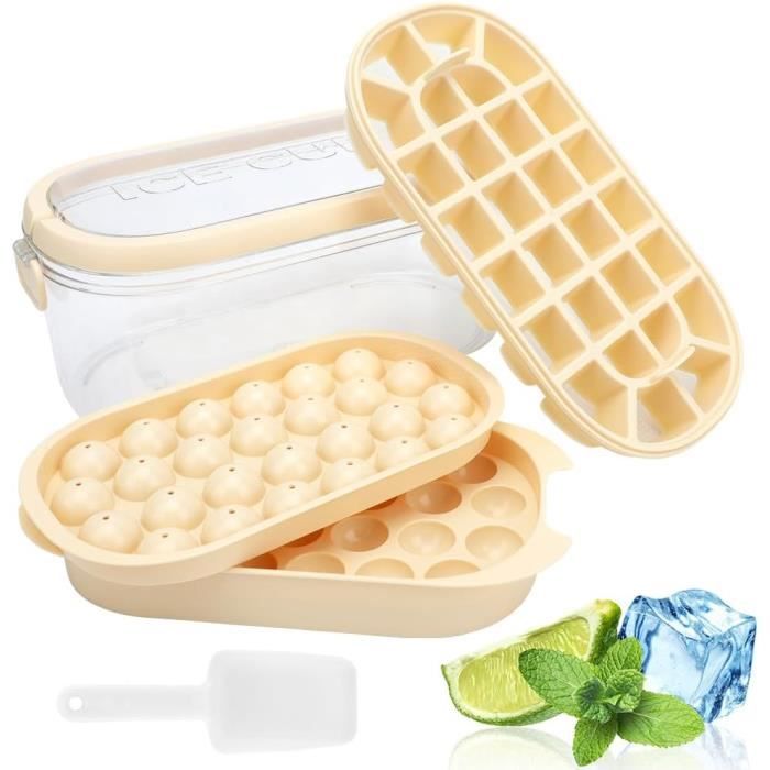 Ensemble De 4 Moules à Glace Silicone Compatibles KitchenAid - Plateaux Réutilisables Pour Glace Pilée