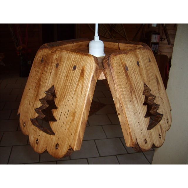 LUSTRE SAPINS DECO SCANDINAVE ET AMBIANCE CHALET - Achat ...