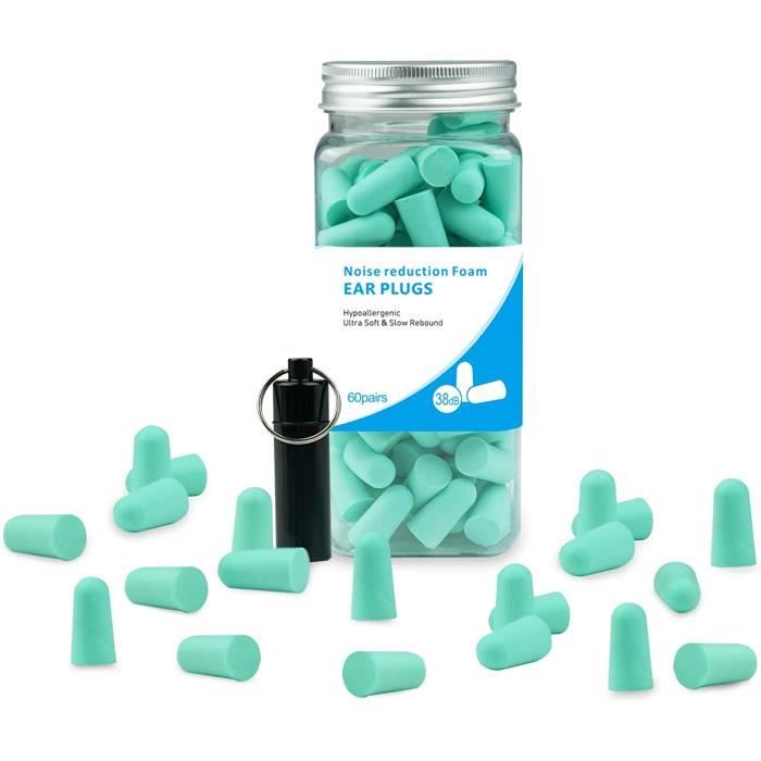 60 Paires Boule Quies Mousse, Bouchon D