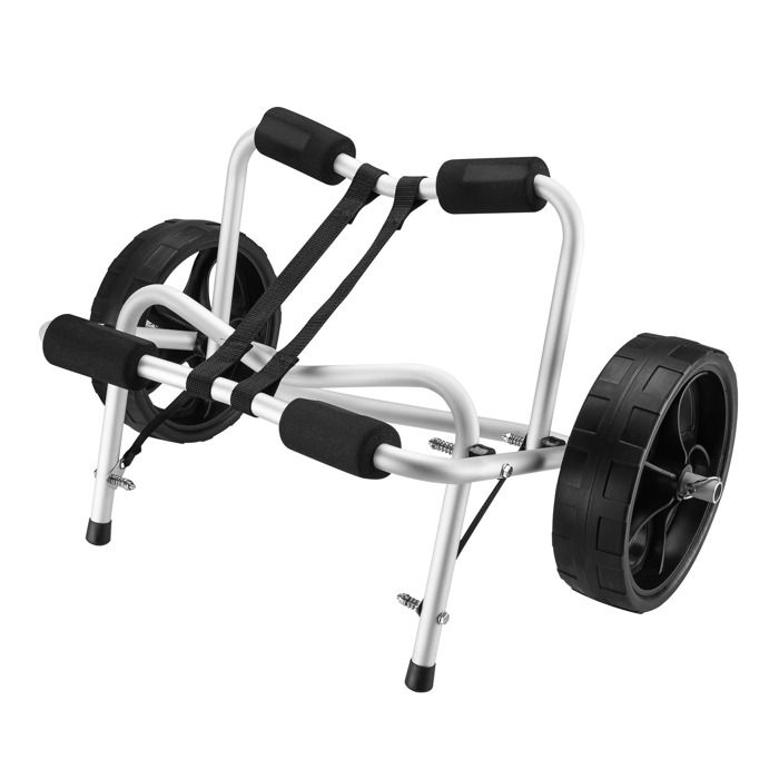 Chariot De Transport Pliable WilTec 45kg - Pour Kayak, Canoë, Bateau