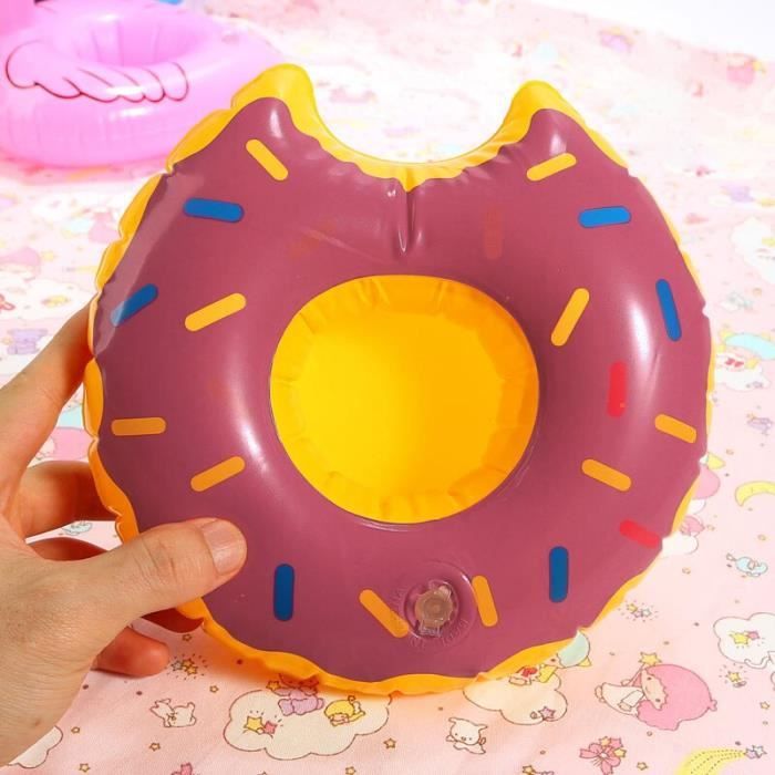 SGERUFZ – Lot De 2 Porte-Gobelets Gonflables Pour Piscine – Palmier Et Formes – Idéal Plage Et Fêtes