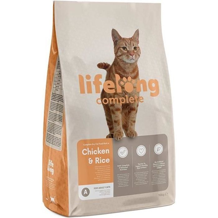 Marque Amazon Lifelong Complete Croquettes Completes Pour Chats Adultes Riche En Poulet Et Riz 1 X 10 Kg Cdiscount Marque Amazon Lifelong Complete Croquettes Completes Pour Chats Adultes Riche En Poulet Et Riz 1 X 10 Kg Cdiscount