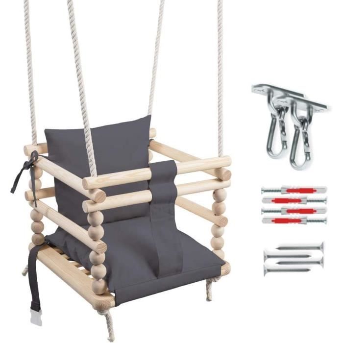Balancoire Enfant Exterieur Balancoire Bebe Exterieur Balancelle De Jardin Securite Avec Une Ceinture Balancoire Bebe 3 En 1 Ca Cdiscount Puericulture Eveil Bebe