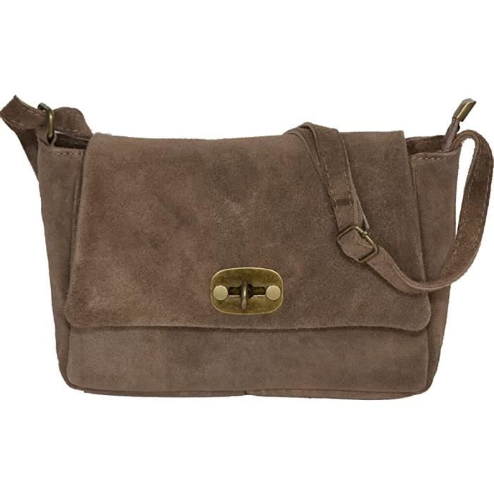 Sac en daim bandoulière on sale