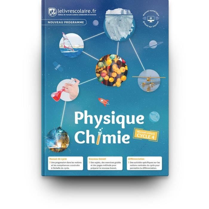Livre - physique-chimie cycle 4, edition 2017