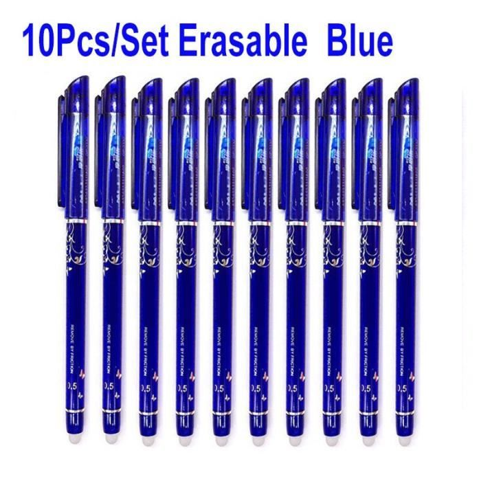 JOLIGAEA Lot De 12 Stylos Roller Effaçable Et 12 Recharges De Stylo