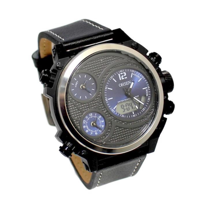 Montre homme gros store cadran