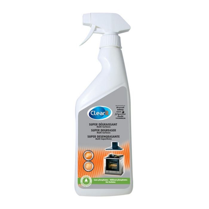 Spray dégraissant multi-surfaces - CLEAR IT - 500 ml - Idéal pour filtres à graisse métalliques et planchas