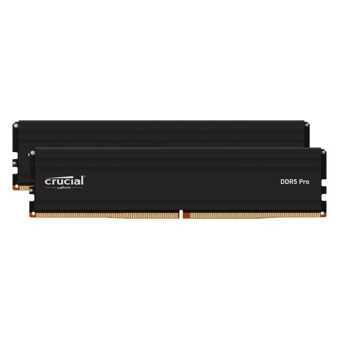 CRUCIAL Mémoire RAM DDR5 PRO - Kit 96GB (2 x 48GO) - 5600 MT/s - CL46 - UDIMM