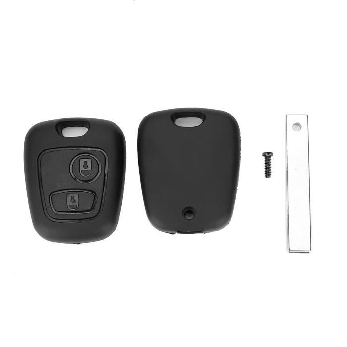 Coque De Clé Pour Peugeot 207, 308, 3008, Citroën C3, C4, Berlingo – Référence CE0523 – 2 Boutons – Sans Emplacement Pile