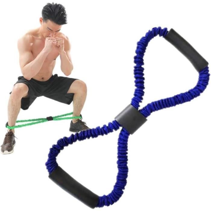 Juguta Élastiques De Musculation En 8 – 2 Pièces – Poignées Antidérapantes – Hommes, Femmes – Fitness, Pilates, Yoga – Portable