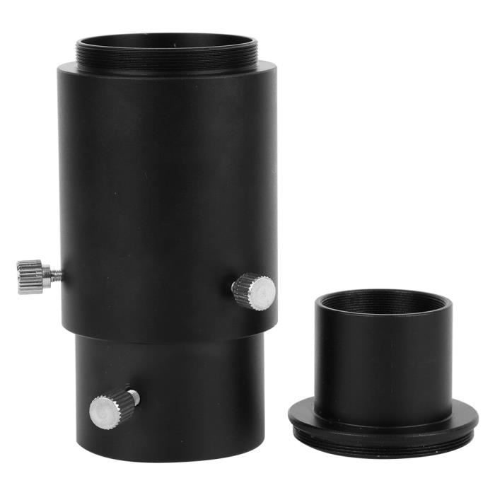 Tube D'extension Télescope 1.25 Pouce (34mm) Métal Noir - Universel - Neuf