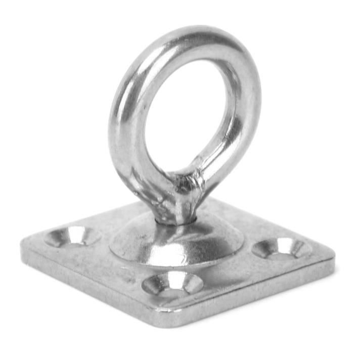 NO 6 Pièces M6 Plaque Oeillet Acier Inoxydable,Petite Plaque