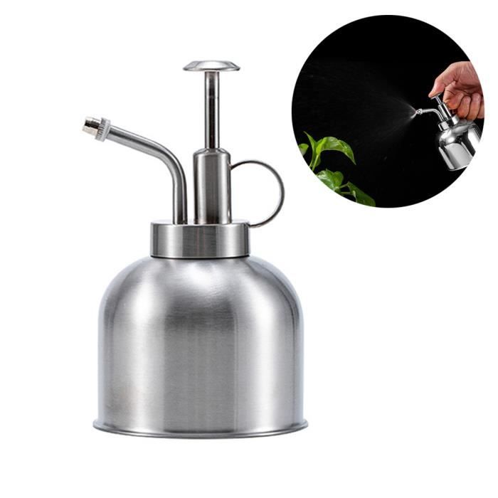 Flacon Pulvérisateur 400 ML Acier Inoxydable Multifonction - Vaporisateur Jardin Cuisine Plantes
