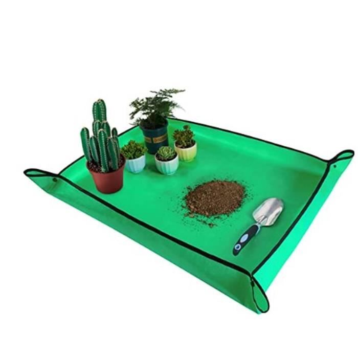 Tapis De Jardinage Vastsea 75x75cm - Imperméable, Pliable - Pour Rempotage Plantes