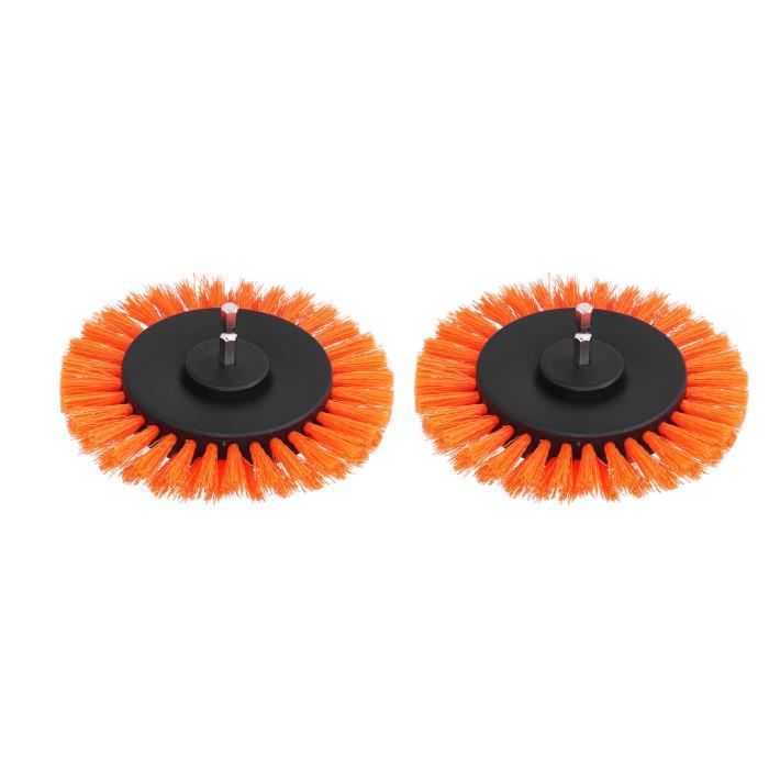 Qiilu Tête De Brosse De Perceuse électrique Pour Tapis Lot De 2 Têtes