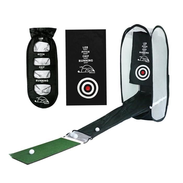 Filet d'entraînement en plastique portatif avec filet de pratique en forme de U pour le golf Filet d'entraînement en plastique portatif avec filet de pratique en forme de U pour le golf