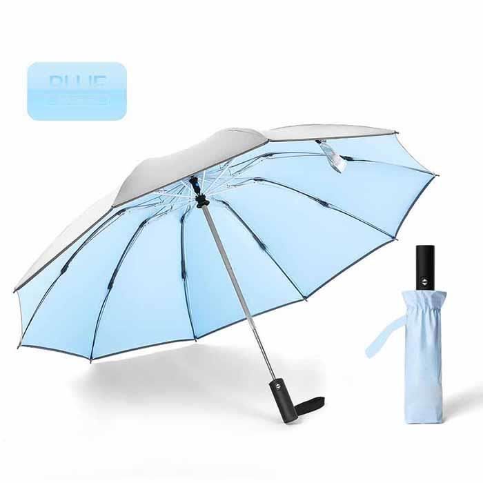 ETO- FHE- Parapluie inversé pliable à 10 os Parapluie automatique inversé à 10 os bagagerie