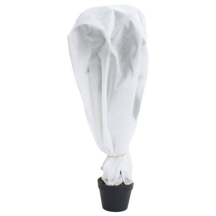 PAILLAGE - VOILE - PROTECTION CULTURE 2pcs Voile d'Hivernage pour Plantes Cultures Bâche de