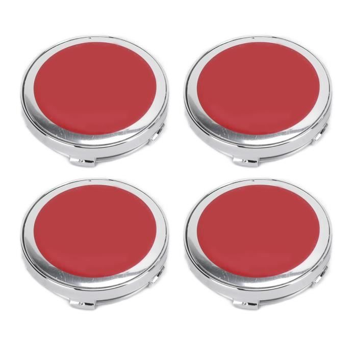 Lot de 4 cachemoyeux de roue de voiture en alliage d