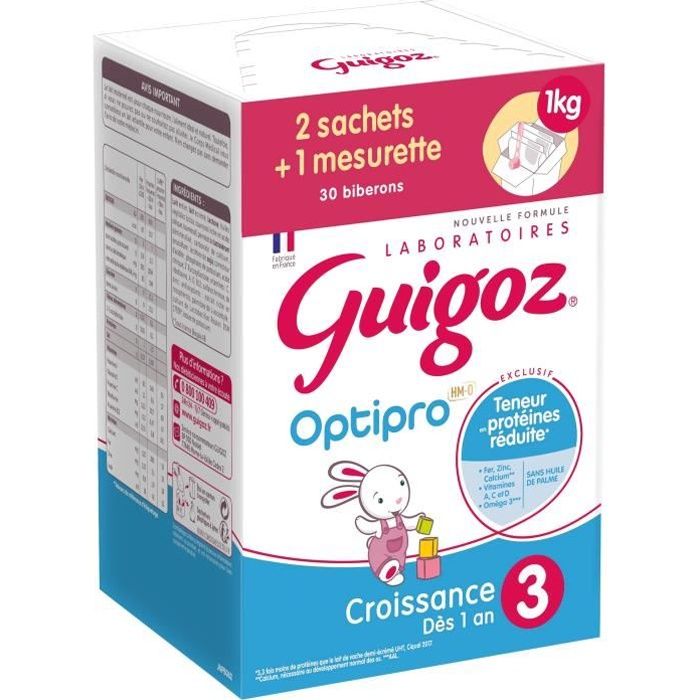 Guigoz Lait En Poudre De Croissance 3eme Age Bag In Box 2x500 G 1 Mesurette De 1 A 3 Ans Achat Vente Lait De Croissance Guigoz