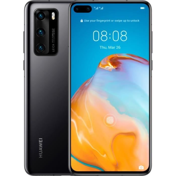 HUAWEI P40 128GO Noir - Reconditionné - Très bon état