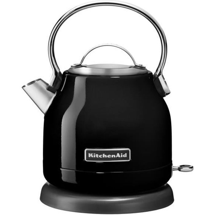 Bouilloire électrique KitchenAid 5KEK1222EOB - 1,25 L - Acier inoxydable - Noir Onyx