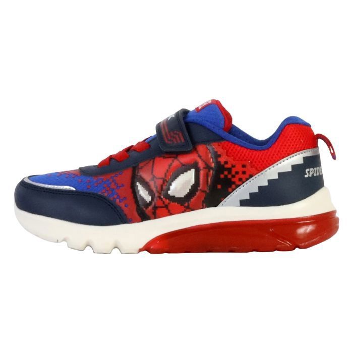 Geox Basket à Scratch Geox Ciberdron - Navy/Rouge