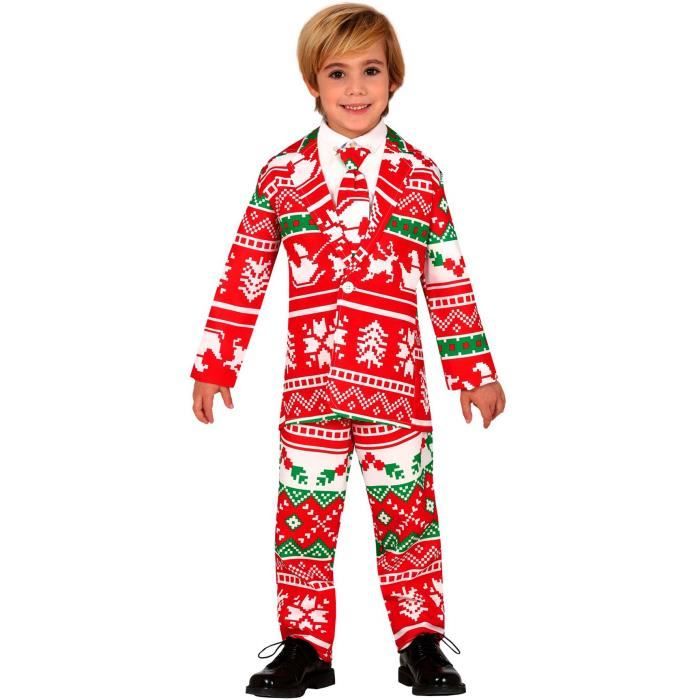 Ranrann Bébé Fille Robe Noël Costume Mère Noël Déguisement
