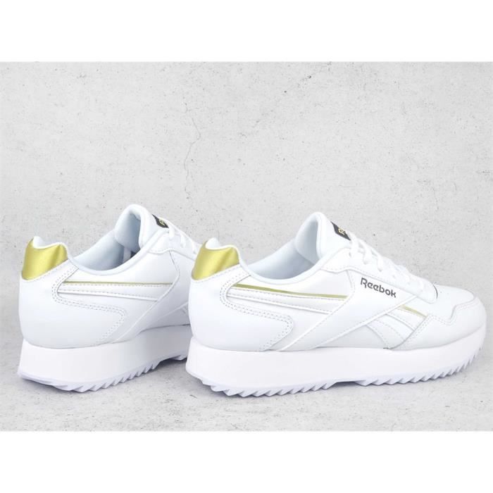 Reebok Baskets - REEBOK - Royal Glide Ripple Double - Femme - Blanc - Lacets