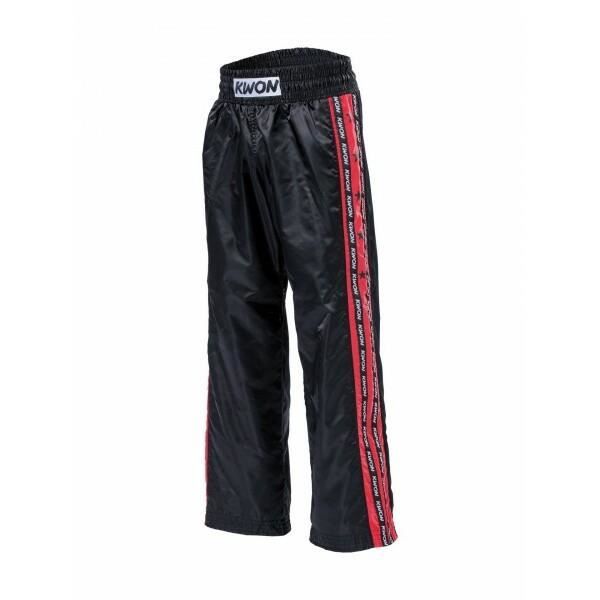 Pantalon De Kickboxing / Karaté En Coton Noir - Coupe Ample BAY - Pour Arts Martiaux Et Entraînement