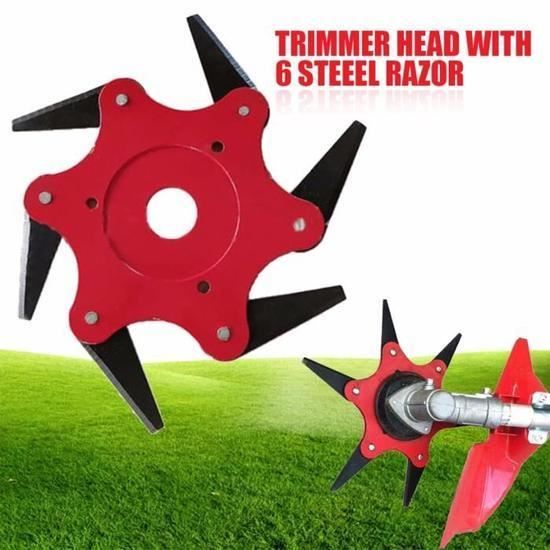 6 Dents Brosse Coupe Lame Tondeuse Metal Lames Tondeuse Tete 65mn
