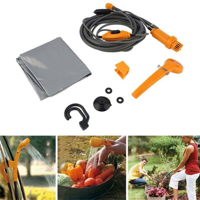 Douche de camping 12 V avec pompe