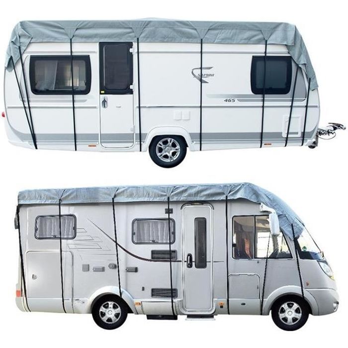 ProPlus caravane et camping-car 500 x 300 cm gris