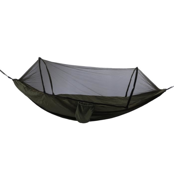 Hamac De Camping Simple Double Avec Moustiquaire Hamac Léger Portable À Hamac De Camping Simple Double Avec Moustiquaire Hamac Léger Portable À