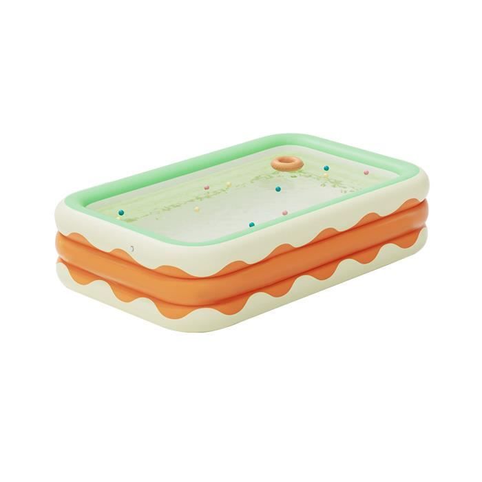 Pataugeoire Géante Zimpli Kids – 2 X 1,5 M – 496 Litres – Gonflable – Jardin Et été – Unisexe