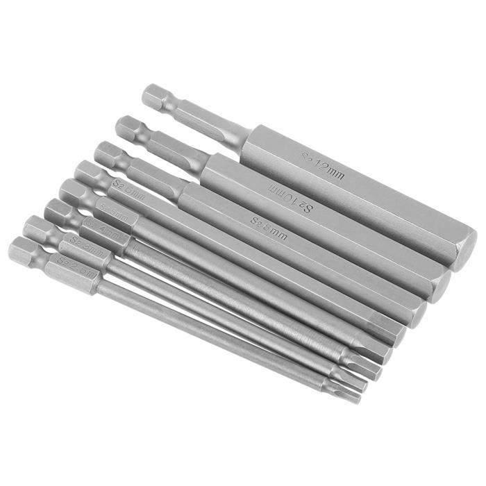10 Embouts De Tournevis Hex 1/4 - 50 Mm De Longueur - 2.3x2.3 Mm - Marque Uxcell - Neufs - Pour Bricolage Et Réparation