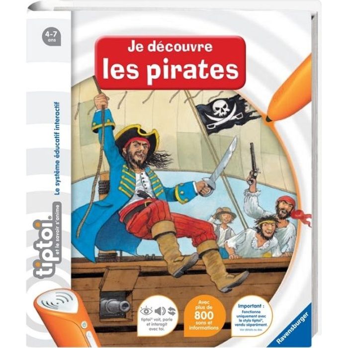 Tiptoi - Je découvre les pirates - Ravensburger