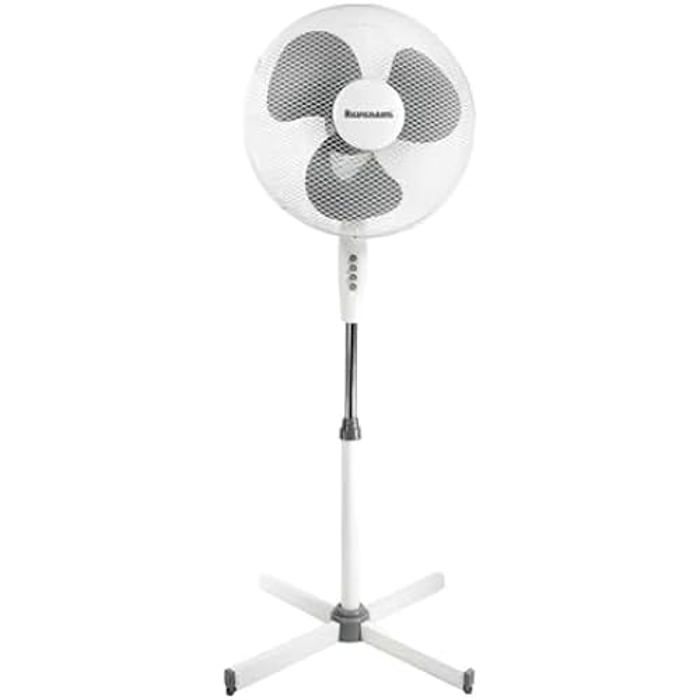 Ventilateur sur pied Ravanson WT-1040S Blanc Gris 45 W - Oscillation - Télécommande - Vans