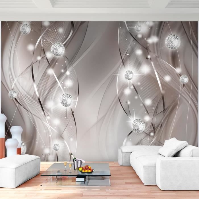 Runa Art Papier Peint Intissé Tapisserie Sphère 3D 396x280 Cm (11,1 M2