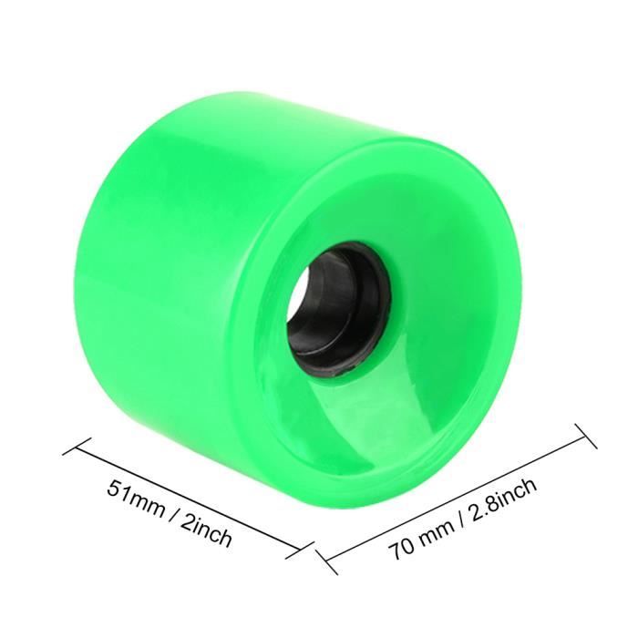 Dureté 78A Roues De Planche à Roulettes 78A PU Rue Longboard Longboard