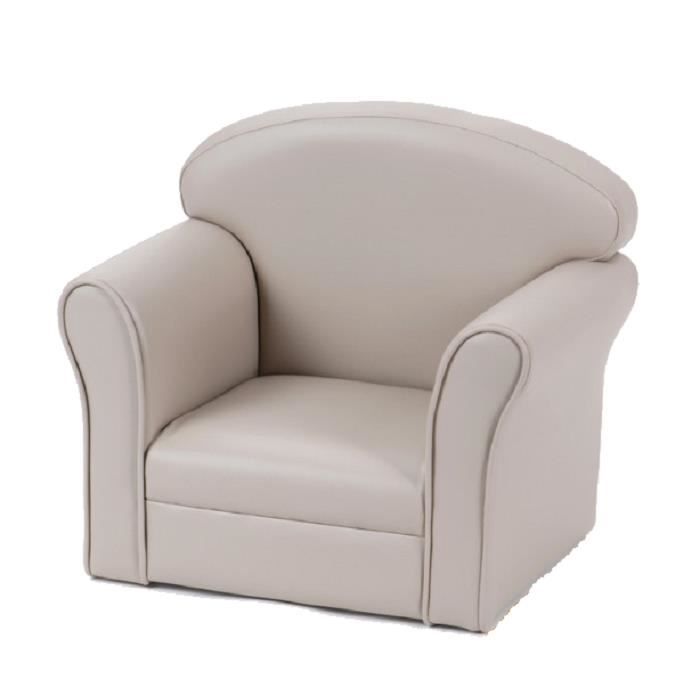 Fauteuil Club Enfant Gris Taupe Design Cdiscount Puericulture Eveil Bebe
