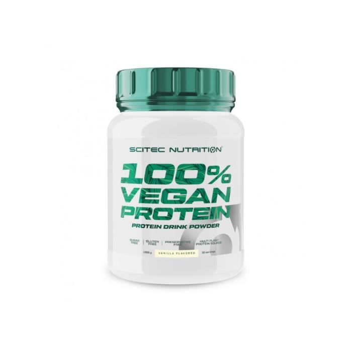 100% Vegan Protein (1kg) - Vanille