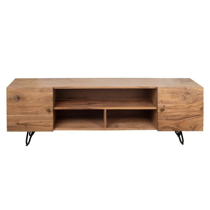 Boite De Rangement - Bac De Rangement - SIGNES GRIMALT - Meuble TV bohème en bois dacacia pour salon et chambre à coucher Boite De Rangement - Bac De Rangement - SIGNES GRIMALT - Meuble TV bohème en bois dacacia pour salon et chambre à coucher