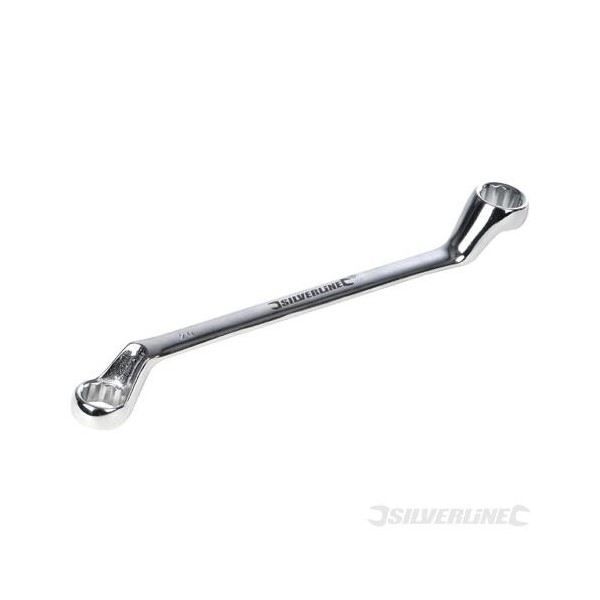 Clé Polygonale Double BGS 30722 - 11 X 13 Mm - Acier Chrome-Vanadium - Forme En C - Douze Pans