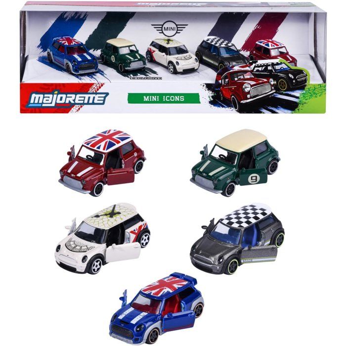 Pack de 5 voitures Majorette Mini