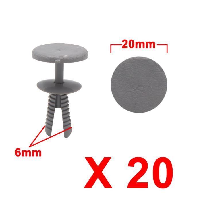 Sourcing Map 20x Passstifte 1,5x20mm Edelstahl 304 - Rundkopf Flachbefestigung